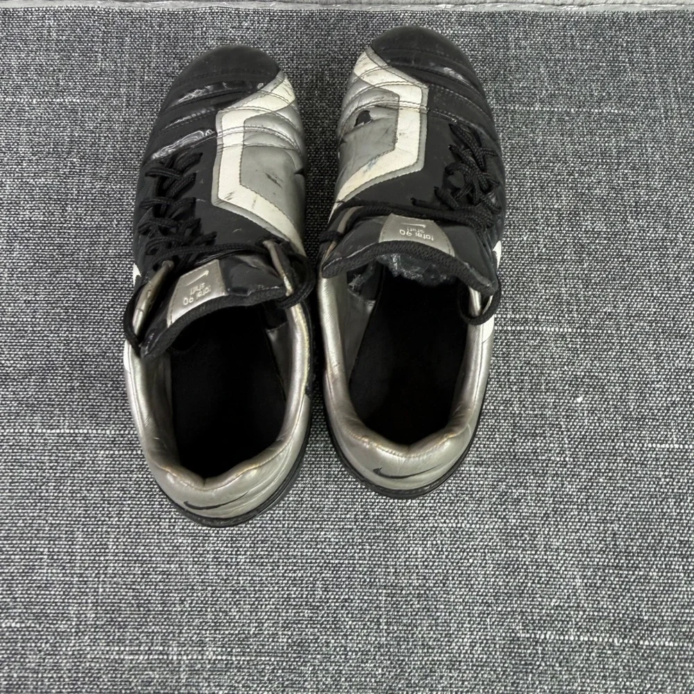 Nike Total 90 Shift Soccer Cleats Mens 8.5 Black Silver‎ 313995-011 2006 Vintage